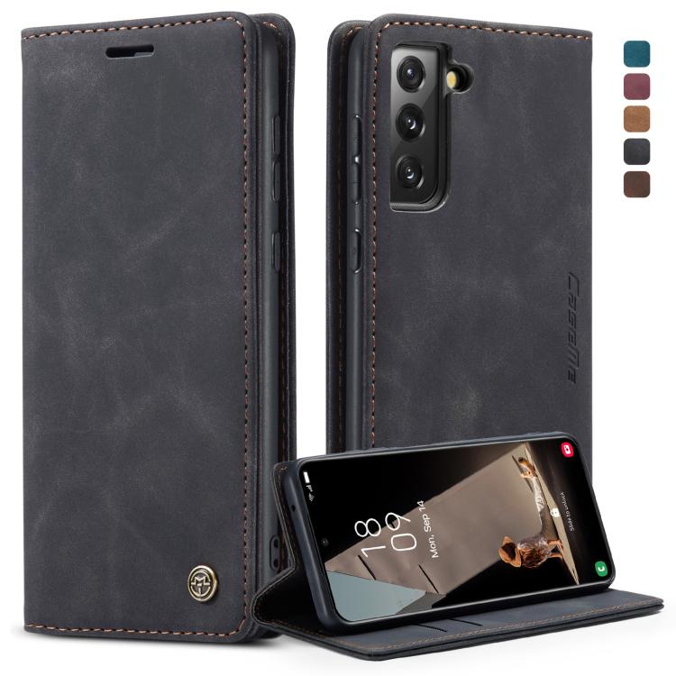 For Samsung Galaxy S21 FE CaseMe 013 Multifunctional Horizontal Flip Leather Case, with Card Slot & Holder & Wallet(Black) - Galaxy Phone Cases by CaseMe | Online Shopping UK | buy2fix
