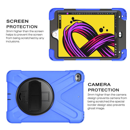 Shockproof Colorful Silicone + PC Protective Case with Holder & Shoulder Strap & Hand Strap For iPad Mini 4 / Mini (2019)(Blue) - iPad Mini 4 & 3 & 2 & 1 Cases by buy2fix | Online Shopping UK | buy2fix