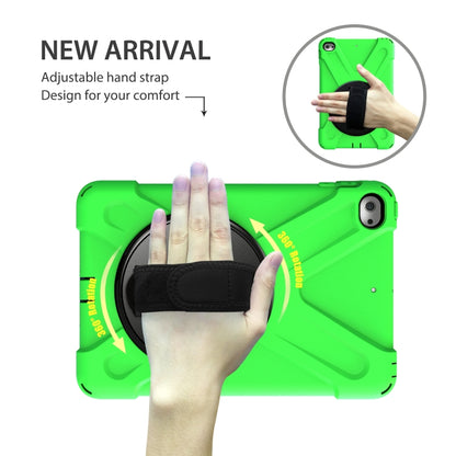 Shockproof Colorful Silicone + PC Protective Case with Holder & Shoulder Strap & Hand Strap For iPad Mini 4 / Mini (2019)(Green) - iPad Mini 4 & 3 & 2 & 1 Cases by buy2fix | Online Shopping UK | buy2fix