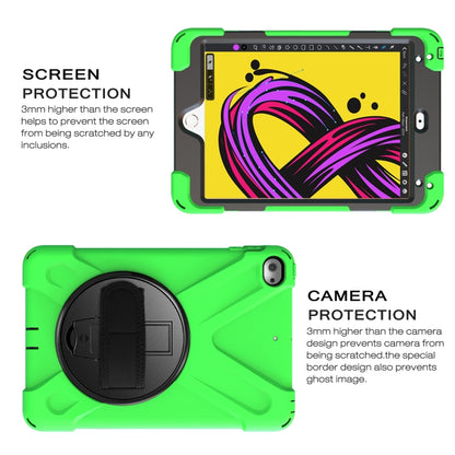 Shockproof Colorful Silicone + PC Protective Case with Holder & Shoulder Strap & Hand Strap For iPad Mini 4 / Mini (2019)(Green) - iPad Mini 4 & 3 & 2 & 1 Cases by buy2fix | Online Shopping UK | buy2fix