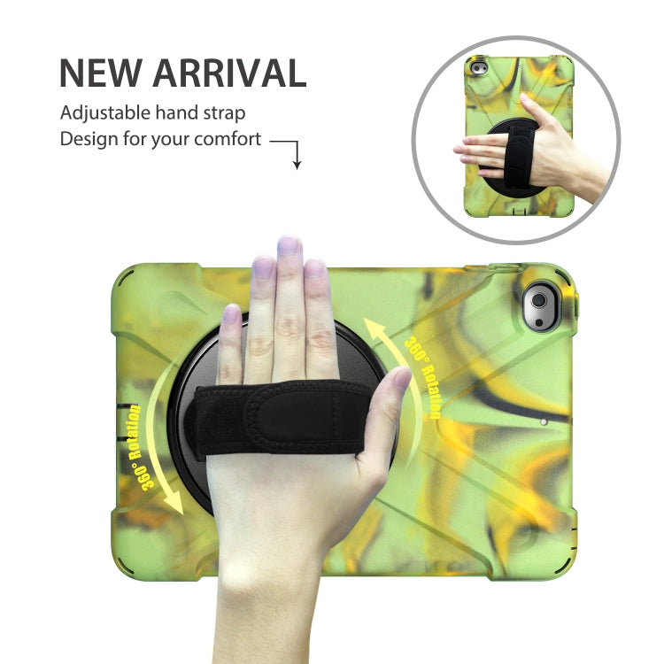 Shockproof Colorful Silicone + PC Protective Case with Holder & Shoulder Strap & Hand Strap For iPad Mini 4 / Mini (2019)(Camouflage) - iPad Mini 4 & 3 & 2 & 1 Cases by buy2fix | Online Shopping UK | buy2fix