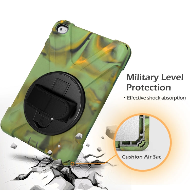 Shockproof Colorful Silicone + PC Protective Case with Holder & Shoulder Strap & Hand Strap For iPad Mini 4 / Mini (2019)(Camouflage) - iPad Mini 4 & 3 & 2 & 1 Cases by buy2fix | Online Shopping UK | buy2fix