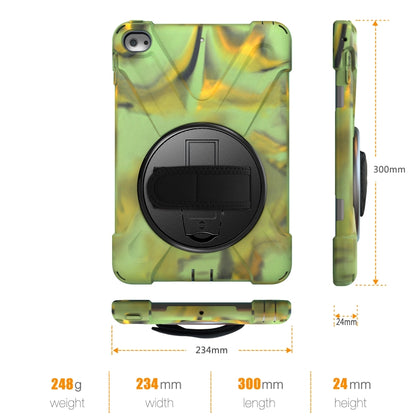 Shockproof Colorful Silicone + PC Protective Case with Holder & Shoulder Strap & Hand Strap For iPad Mini 4 / Mini (2019)(Camouflage) - iPad Mini 4 & 3 & 2 & 1 Cases by buy2fix | Online Shopping UK | buy2fix