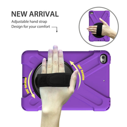 Shockproof Colorful Silicone + PC Protective Case with Holder & Shoulder Strap & Hand Strap For iPad Mini 4 / Mini (2019)(Purple) - iPad Mini 4 & 3 & 2 & 1 Cases by buy2fix | Online Shopping UK | buy2fix