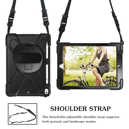 Shockproof Colorful Silicone + PC Protective Case with Holder & Shoulder Strap & Hand Strap & Pen Slot For iPad Pro 10.5(Black) - iPad Pro 10.5 inch Cases by buy2fix | Online Shopping UK | buy2fix