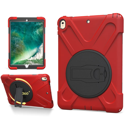 Shockproof Colorful Silicone + PC Protective Case with Holder For iPad Pro 10.5(Red) - iPad Pro 10.5 inch Cases by buy2fix | Online Shopping UK | buy2fix