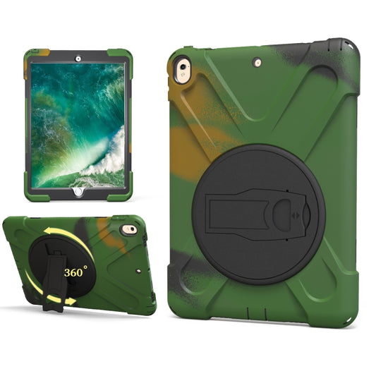 Shockproof Colorful Silicone + PC Protective Case with Holder For iPad Pro 10.5(Camouflage) - iPad Pro 10.5 inch Cases by buy2fix | Online Shopping UK | buy2fix