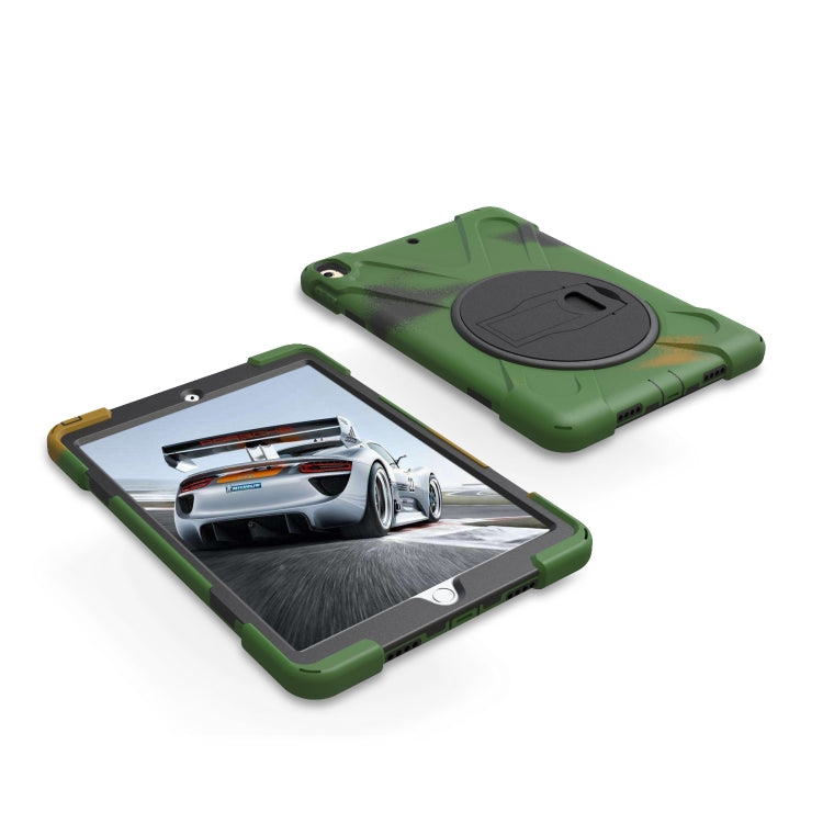 Shockproof Colorful Silicone + PC Protective Case with Holder For iPad Pro 10.5(Camouflage) - iPad Pro 10.5 inch Cases by buy2fix | Online Shopping UK | buy2fix
