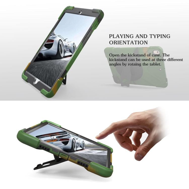 Shockproof Colorful Silicone + PC Protective Case with Holder For iPad Pro 10.5(Camouflage) - iPad Pro 10.5 inch Cases by buy2fix | Online Shopping UK | buy2fix