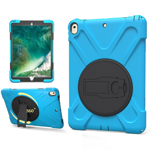 Shockproof Colorful Silicone + PC Protective Case with Holder For iPad Pro 10.5(Baby Blue) - iPad Pro 10.5 inch Cases by buy2fix | Online Shopping UK | buy2fix