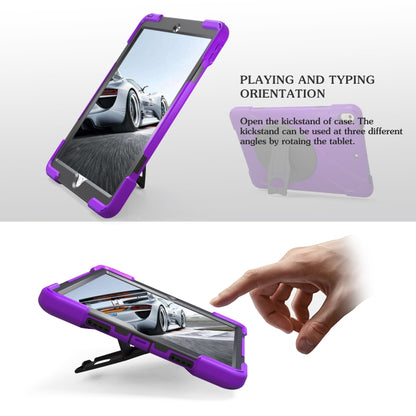 Shockproof Colorful Silicone + PC Protective Case with Holder For iPad Pro 10.5(Purple) - iPad Pro 10.5 inch Cases by buy2fix | Online Shopping UK | buy2fix