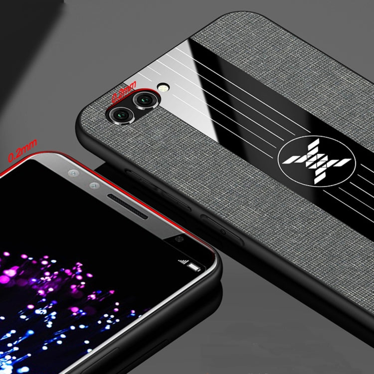 For Huawei nova 2s XINLI Stitching Cloth Textue Shockproof TPU Protective Case(Red) - Huawei Cases by XINLI | Online Shopping UK | buy2fix