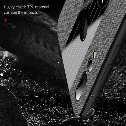 For Huawei nova 4 XINLI Stitching Cloth Textue Shockproof TPU Protective Case(Grey) - Huawei Cases by XINLI | Online Shopping UK | buy2fix
