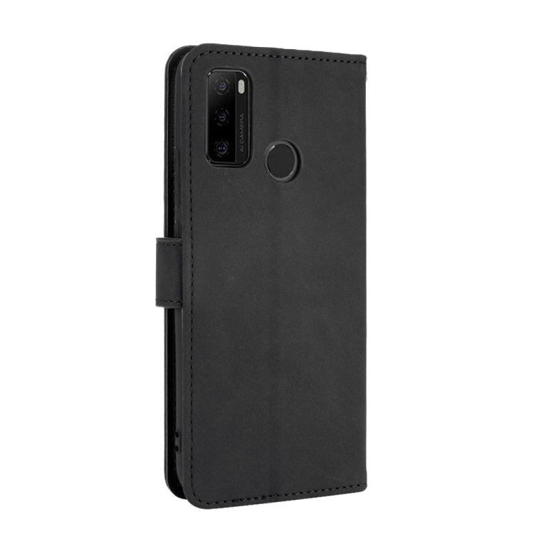 For Ulefone Note 10 Solid Color Skin Feel Magnetic Buckle Horizontal Flip Calf Texture PU Leather Case with Holder & Card Slots & Wallet(Black) by buy2fix