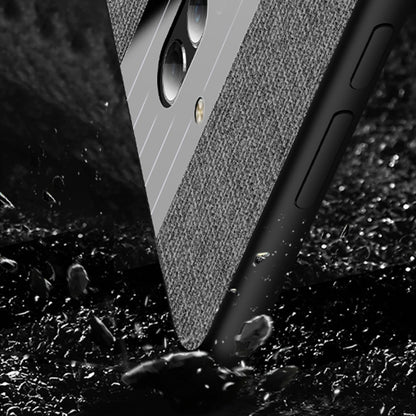 For Huawei Maimang 6 XINLI Stitching Cloth Textue Shockproof TPU Protective Case with Ring Holder(Black) - Huawei Cases by XINLI | Online Shopping UK | buy2fix