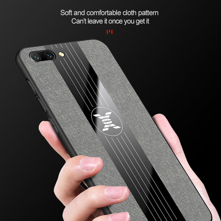 For Huawei Honor 10 Lite XINLI Stitching Cloth Textue Shockproof TPU Protective Case(Red) - Honor Cases by XINLI | Online Shopping UK | buy2fix