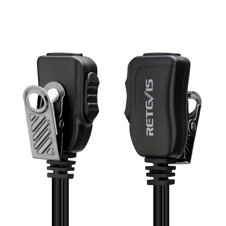 RETEVIS EEK012 Adjustable Contour High Volume K-head Double-needle D-type Ear Hook for H-777/RT-5R/RT1/RT2/RT5 /888s/UV5R - Microphones & Headsets by RETEVIS | Online Shopping UK | buy2fix