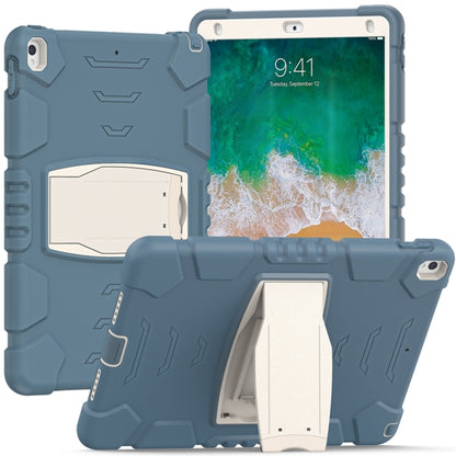 3-Layer Protection  Screen Frame + PC + Silicone Shockproof Combination Case with Holder For iPad Pro 10.5 (2019) / (2017)(Cornflower Blue) - iPad Pro 10.5 inch Cases by buy2fix | Online Shopping UK | buy2fix