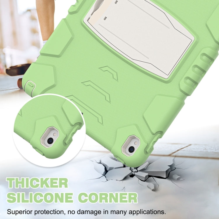 3-Layer Protection  Screen Frame + PC + Silicone Shockproof Combination Case with Holder For iPad Pro 10.5 (2019) / (2017)(Matcha Green) - iPad Pro 10.5 inch Cases by buy2fix | Online Shopping UK | buy2fix