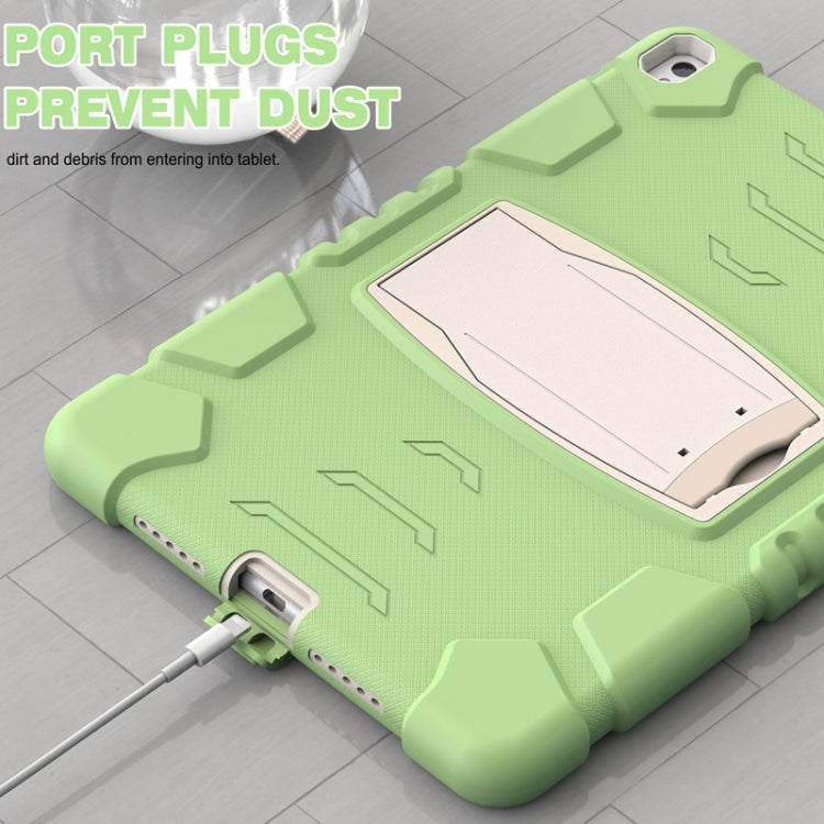 3-Layer Protection  Screen Frame + PC + Silicone Shockproof Combination Case with Holder For iPad Pro 10.5 (2019) / (2017)(Matcha Green) - iPad Pro 10.5 inch Cases by buy2fix | Online Shopping UK | buy2fix