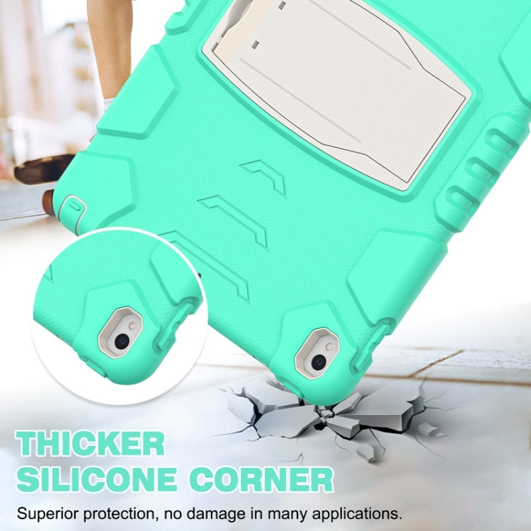3-Layer Protection  Screen Frame + PC + Silicone Shockproof Combination Case with Holder For iPad Pro 10.5 (2019) / (2017)(Mint Green) - iPad Pro 10.5 inch Cases by buy2fix | Online Shopping UK | buy2fix