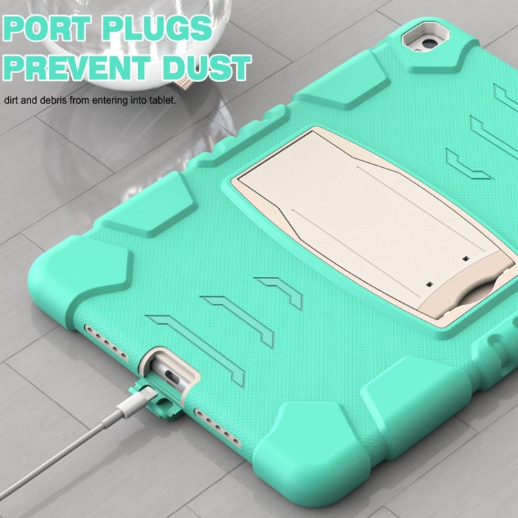 3-Layer Protection  Screen Frame + PC + Silicone Shockproof Combination Case with Holder For iPad Pro 10.5 (2019) / (2017)(Mint Green) - iPad Pro 10.5 inch Cases by buy2fix | Online Shopping UK | buy2fix