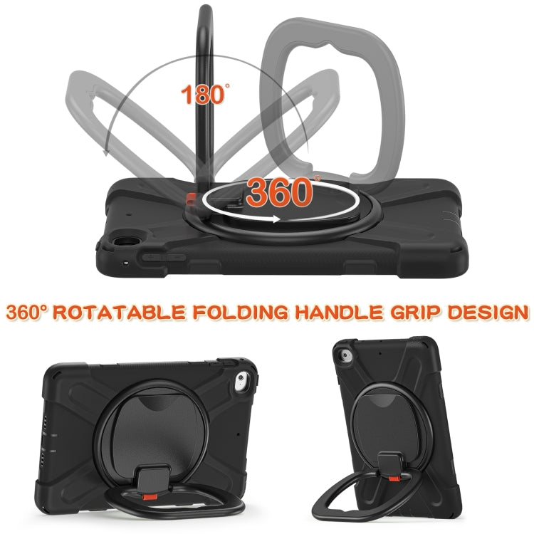 Silicone + PC Protective Case with Holder & Shoulder Strap For iPad mini 5 / 4(Black) - iPad mini (2019) / mini 5 Cases by buy2fix | Online Shopping UK | buy2fix