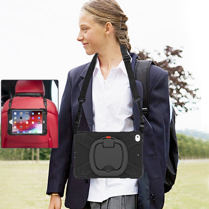Silicone + PC Protective Case with Holder & Shoulder Strap For iPad mini 5 / 4(Black) - iPad mini (2019) / mini 5 Cases by buy2fix | Online Shopping UK | buy2fix