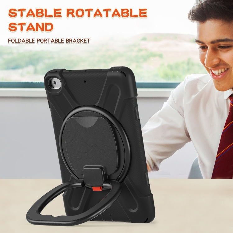 Silicone + PC Protective Case with Holder & Shoulder Strap For iPad mini 5 / 4(Black) - iPad mini (2019) / mini 5 Cases by buy2fix | Online Shopping UK | buy2fix