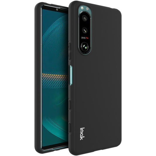 For Sony Xperia 5 III IMAK UC-3 Series Shockproof Frosted TPU Protective Case(Black) - Sony Cases by imak | Online Shopping UK | buy2fix