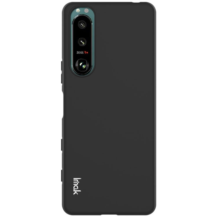 For Sony Xperia 5 III IMAK UC-3 Series Shockproof Frosted TPU Protective Case(Black) - Sony Cases by imak | Online Shopping UK | buy2fix