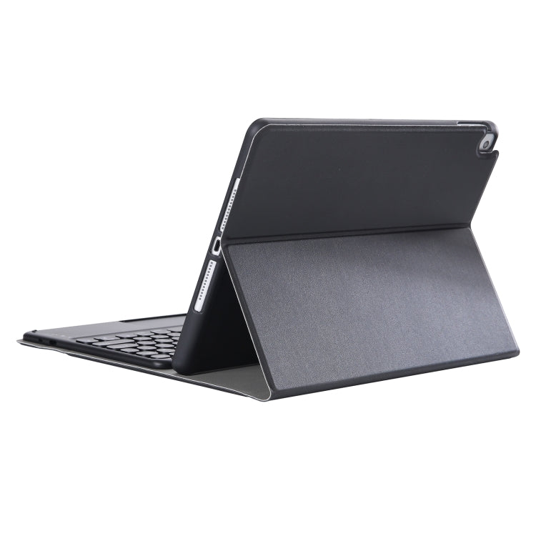 YA11B-A 2021 Detachable Lambskin Texture Round Keycap Bluetooth Keyboard Leather Tablet Case with Touch Control & Pen Slot & Stand For iPad Pro 11 2021 / Air4 / Air5 / Pro 11(Black) - For iPad Pro by buy2fix | Online Shopping UK | buy2fix