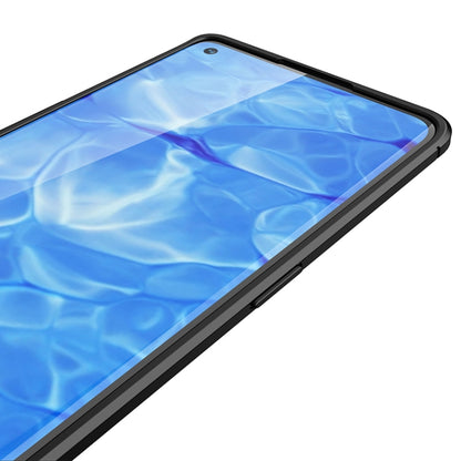 For OPPO Reno6 Pro 5G Litchi Texture TPU Shockproof Case(Blue) by buy2fix