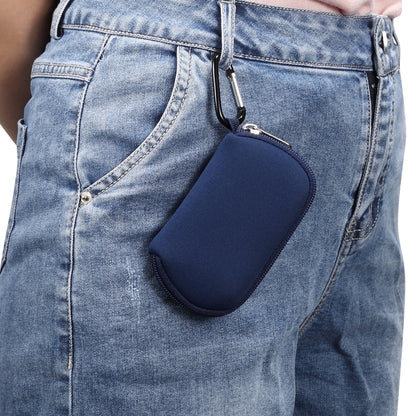 Mini Elastic Waterproof Nylon Earphone Protective Bag for AirPods Pro, with Hook(Royal Blue) - For AirPods Pro by buy2fix | Online Shopping UK | buy2fix