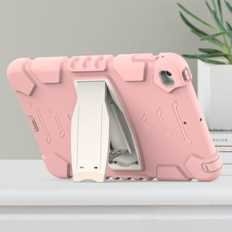 3-Layer Protection Screen Frame + PC + Silicone Shockproof Combination Case with Holder For iPad mini 5 / 4(Cherry Blossoms Pink) - iPad mini (2019) / mini 5 Cases by buy2fix | Online Shopping UK | buy2fix
