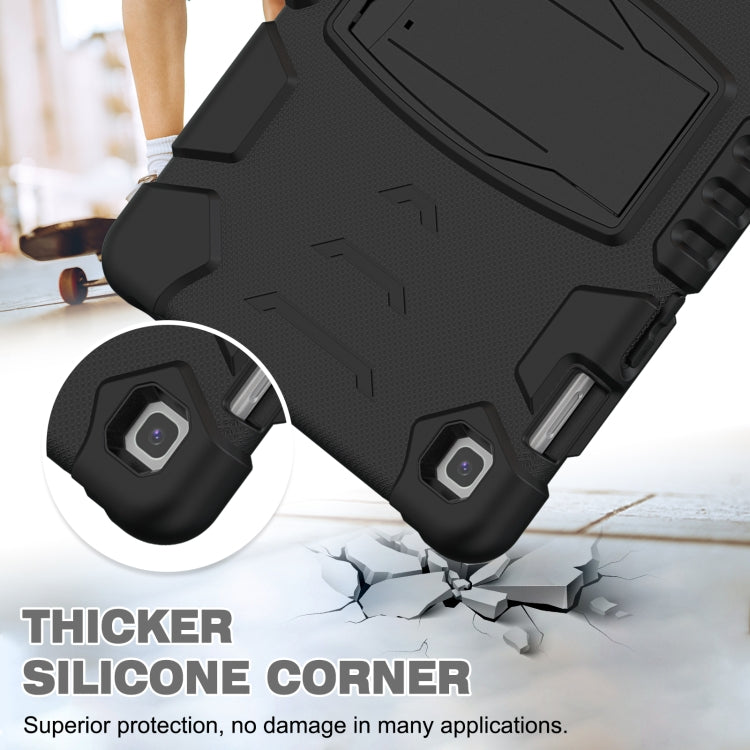 3-Layer Protection Screen Frame + PC + Silicone Shockproof Combination Case with Holder For Samsung Galaxy Tab S5e T720(Black) - Tab S5E 10.5 T720 / T725 by buy2fix | Online Shopping UK | buy2fix