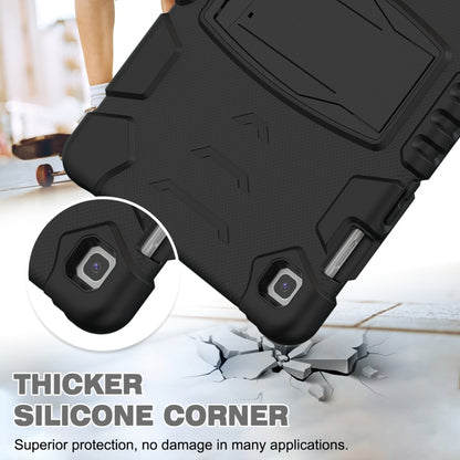 3-Layer Protection Screen Frame + PC + Silicone Shockproof Combination Case with Holder For Samsung Galaxy Tab S5e T720(Black) - Tab S5E 10.5 T720 / T725 by buy2fix | Online Shopping UK | buy2fix