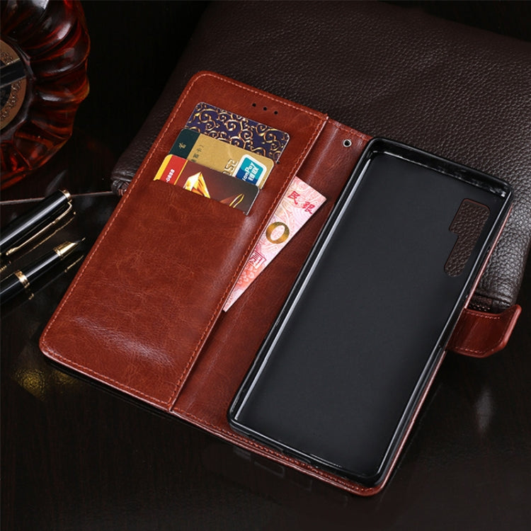 For TCL 20 Pro 5G idewei Crazy Horse Texture Horizontal Flip Leather Case with Holder & Card Slots & Wallet(Sky Blue) - TCL by idewei | Online Shopping UK | buy2fix
