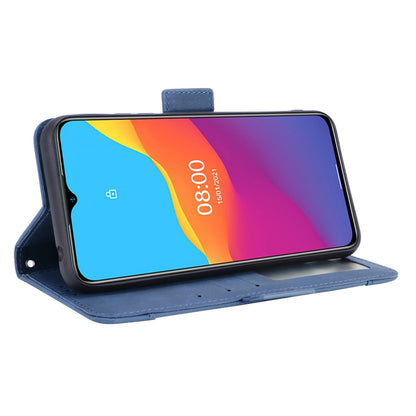 For Ulefone Note 10 Skin Feel Calf Pattern Horizontal Flip Leather Case with Holder & Card Slots & Photo Frame(Blue) by buy2fix