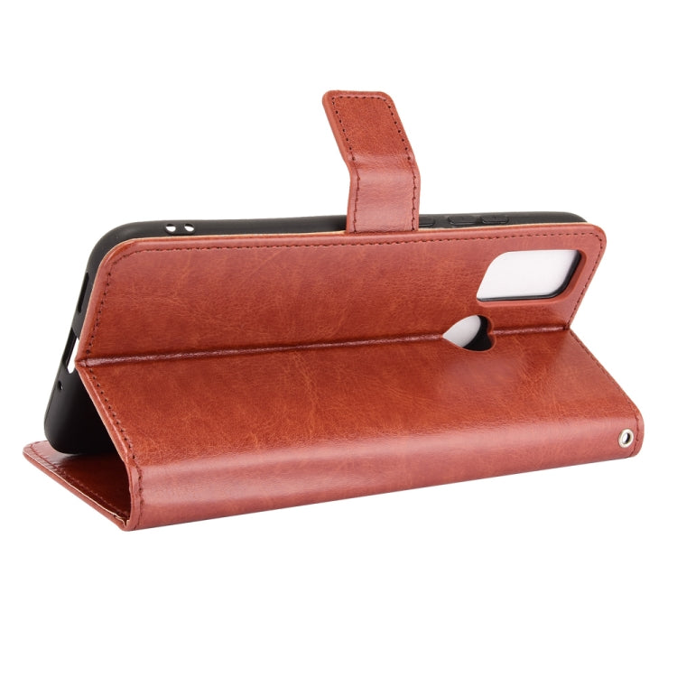 For Ulefone Note 10 Crazy Horse Texture Horizontal Flip Leather Case with Holder & Card Slots & Lanyard(Brown) by buy2fix