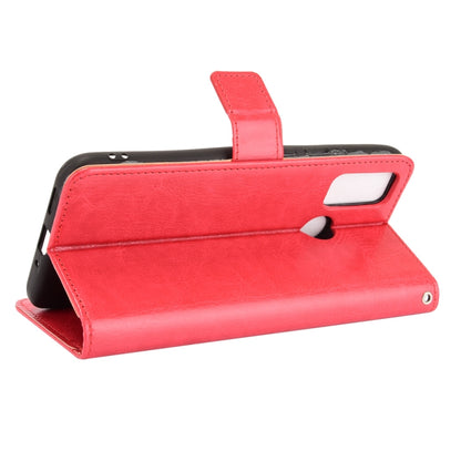 For Ulefone Note 10 Crazy Horse Texture Horizontal Flip Leather Case with Holder & Card Slots & Lanyard(Red) by buy2fix