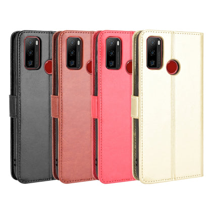 For Ulefone Note 10 Crazy Horse Texture Horizontal Flip Leather Case with Holder & Card Slots & Lanyard(Red) by buy2fix