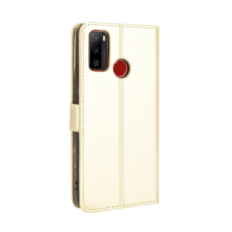 For Ulefone Note 10 Crazy Horse Texture Horizontal Flip Leather Case with Holder & Card Slots & Lanyard(Gold) by buy2fix
