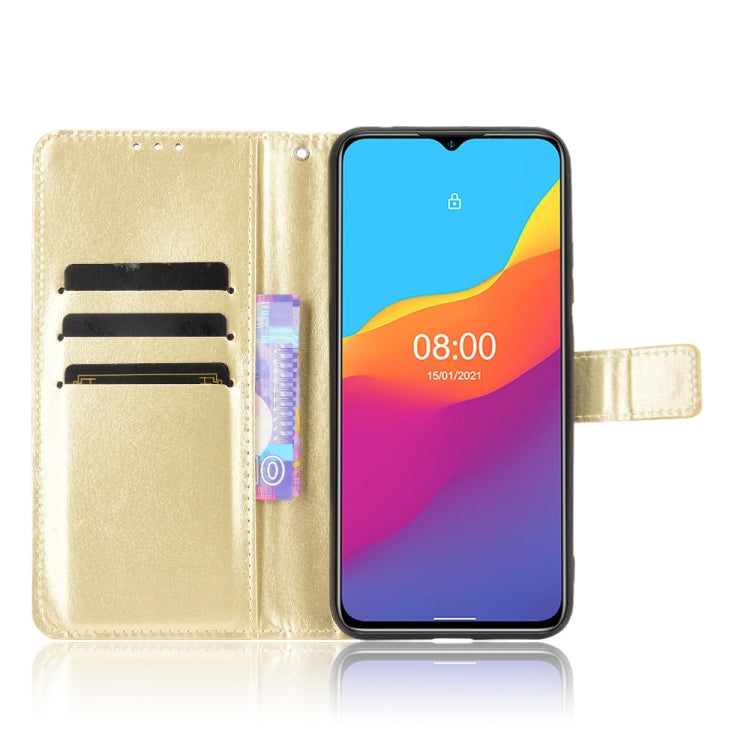 For Ulefone Note 10 Crazy Horse Texture Horizontal Flip Leather Case with Holder & Card Slots & Lanyard(Gold) by buy2fix