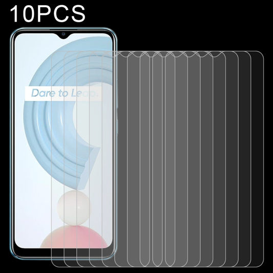 For OPPO Realme C21 / C31 10 PCS 0.26mm 9H 2.5D Tempered Glass Film - Realme Tempered Glass by buy2fix | Online Shopping UK | buy2fix