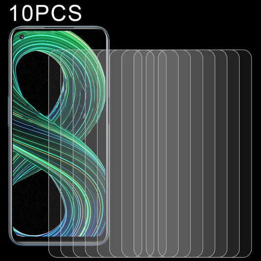 For OPPO Realme 8 5G / 8S 5G 10 PCS 0.26mm 9H 2.5D Tempered Glass Film - Realme Tempered Glass by buy2fix | Online Shopping UK | buy2fix