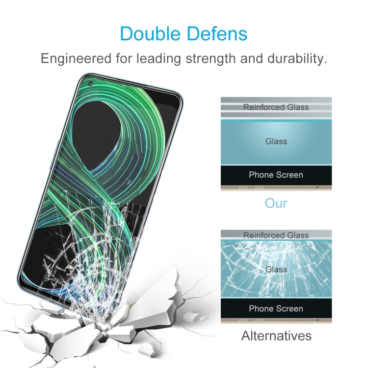 For OPPO Realme 8 5G / 8S 5G 10 PCS 0.26mm 9H 2.5D Tempered Glass Film - Realme Tempered Glass by buy2fix | Online Shopping UK | buy2fix