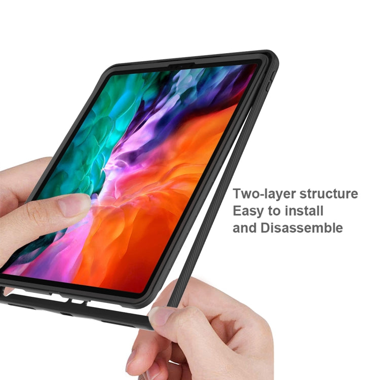 For iPad Pro 12.9 2020 / 2018 Starry Sky Solid Color Series Shockproof PC + TPU Protective Tablet Case - iPad Pro 12.9 (2020) Cases by buy2fix | Online Shopping UK | buy2fix