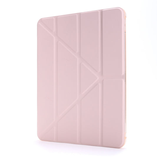 For iPad Pro 11 2022 / 2021 Multi-folding Horizontal Flip PU Leather + Shockproof TPU Tablet Case with Holder & Pen Slot(Gold) - iPad Pro 11 (2022/2021) Cases by buy2fix | Online Shopping UK | buy2fix