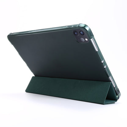 For iPad Pro 11 2022 / 2021 Multi-folding Horizontal Flip PU Leather + Shockproof TPU Tablet Case with Holder & Pen Slot(Black) - iPad Pro 11 (2022/2021) Cases by buy2fix | Online Shopping UK | buy2fix